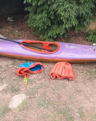 kayak in vetroresina velocissimo