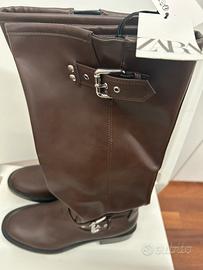 Zara stivale marrone
