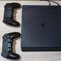 ps4 Slim 1T +2 controller+ 6 giochi