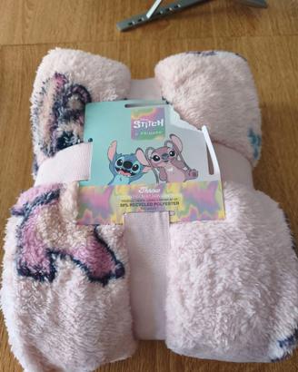 Coperta Lilo & Stitch Disney rosa