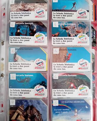 Lotto 290 schede telefoniche anni '90