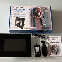 Cornice Digitale LogiLink 7 Pollici Nera SD/USB