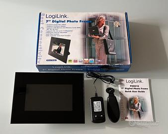 Cornice Digitale LogiLink 7 Pollici Nera SD/USB