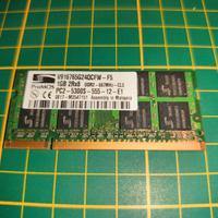 RAM 1GB 2Rx8 PC2 5300S - DDR2 667MHz CL5