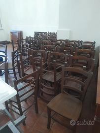 sedie in arte povera