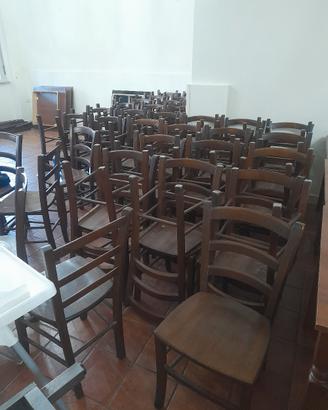 sedie in arte povera
