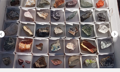 Collezione minerali 63 pezzi Collezionismo-Cristal
