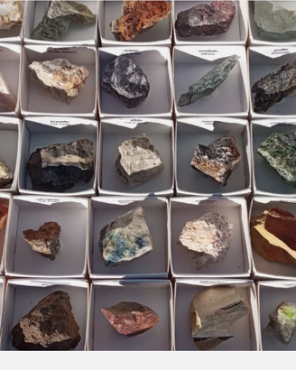 Collezione minerali 63 pezzi Collezionismo-Cristal