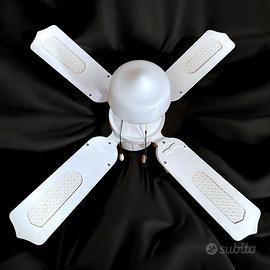 Lampadario Ventilatore da Soffitto a 4 Pale