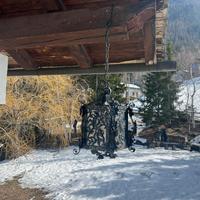 Lanterna in ferro battuto da esterni