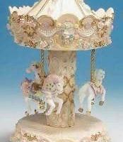 Carillon Giostra Cavalli Music Box World - NUOVO