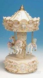 Carillon Giostra Cavalli Music Box World - NUOVO
