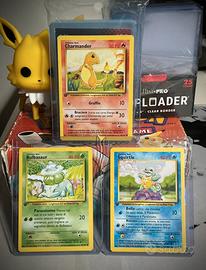 Tris starter 1 edizione set base POKEMON