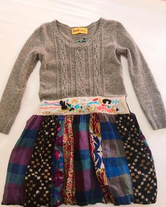vestito disegual