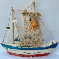 Barca stile shabby in legno