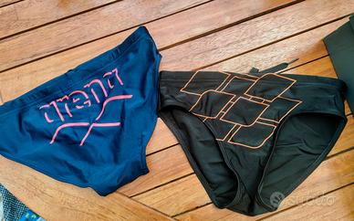 Set 2 costumi slip Arena bambino 7/8 anni