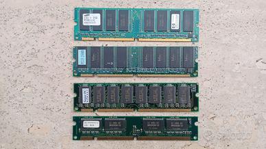 Memorie SDRAM 168-pin per PC vintage