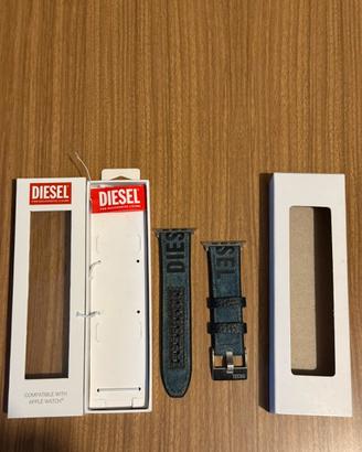 Cinturino Apple Watch DIESEL - Pelle/Denim - NUOVO