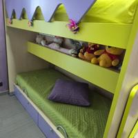 Letto a castello Scorrevole Colombini conMaterassi