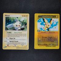 Carte Pokemon: Pichu Reverse, Minun Holo, Sharpedo