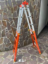 Scala multiusogradini 4 x 4, scala telescopica