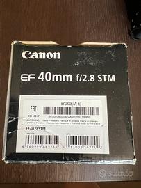Canon 40mm f2.8 STM
