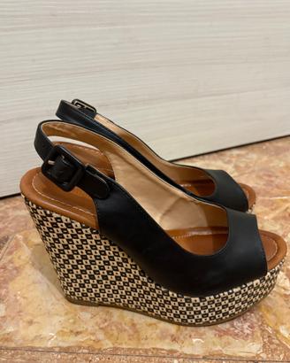 Scarpe spuntate con zeppa primadonna numero 37