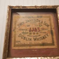 Etichetta  whiskey irlandese John Jameson &Son