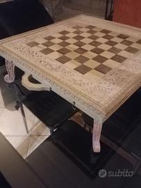 scacchiera in legno 