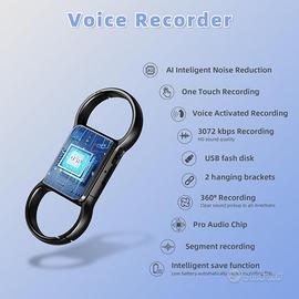 Registratore Vocale 3072 Kbps Registratore Vocale