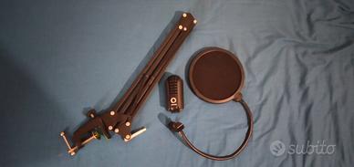 Microfono Samson meteor mic + asta +pop filter