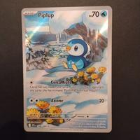 Carta Pokemon piplup fiamme spettrali