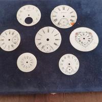 lotto 7 quadranti per orologi da tasca