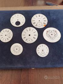 lotto 7 quadranti per orologi da tasca