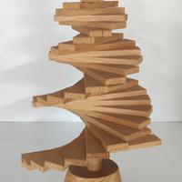 Albero decorativo in legno alto 36cm 