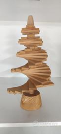 Albero decorativo in legno alto 36cm 