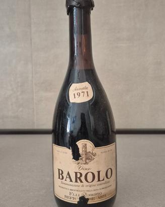 Barolo 1971 F.lli Roberto Asti - Bottiglia d'Epoca