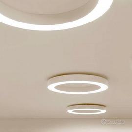 Progetto plafoniera led diametro 60 cm On-Off.