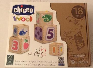 Cubi impilabili legno Chicco