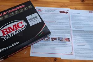 Filtro aria sportivo BMC originale Abarth per 595