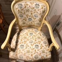 Poltroncina vintage stile Luigi XV