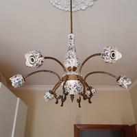 lampadario fine 800 originale decorato a mano