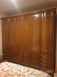 Camera da letto in noce