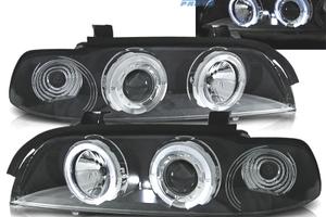 FARI BMW E39 95-00 ANGEL EYES LED FONDO NERO