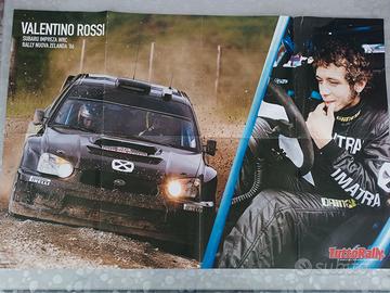 Poster Valentino Rossi rally nuova Zelanda 1996