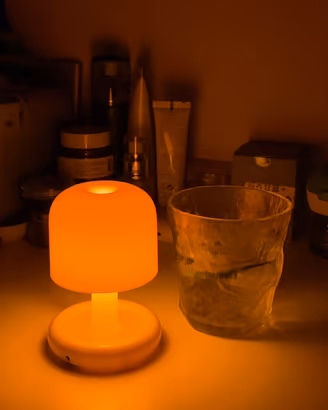 Lampada Fungo Vintage Luce Calda