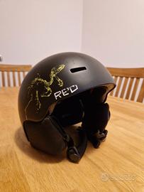 Casco snowboard Red