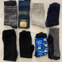 8 paia di calze da uomo