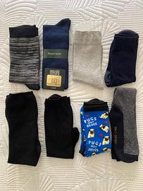 8 paia di calze da uomo