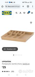 porta posate legno ikea